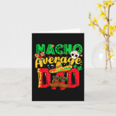 おもしろいCinco De Mayo Nacho平均パパメキシコ カード (黄色い花)