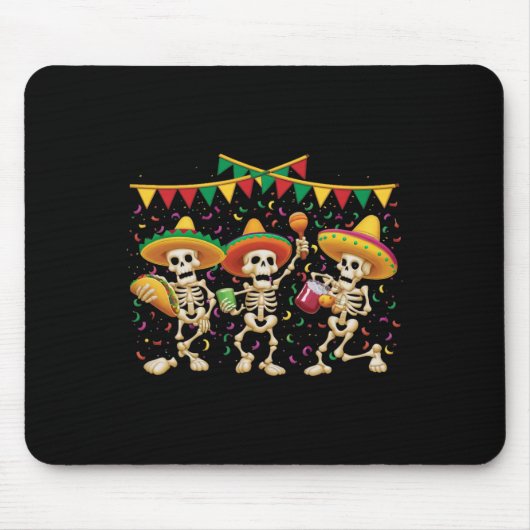 おもしろいCinco De Mayo Shirt Mexican Fiesta Cactus Le マウスパッド (正面)