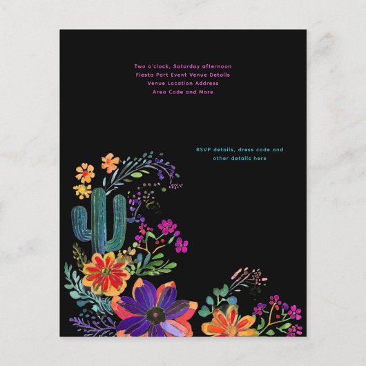 おもしろいCinco De Mayo SipとSalsa Cat FIESTA (裏面)