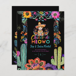 おもしろいCinco De Mayo SipとSalsa Cat FIESTA