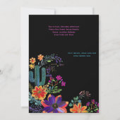 おもしろいCinco De Mayo SipとSalsa Cat FIESTA 招待状 (裏面)