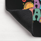 おもしろいCinco De Mayo TacosとMargs Mexican Fiesta マウスパッド (コーナー)