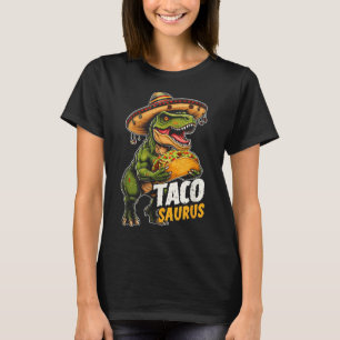 おもしろいCinco De Mayo Tacosaurus Taco Dinosau Tレックス Tシャツ