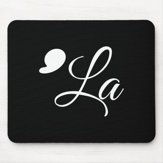 おもしろいComma La Kamala Harris 2024投票の句読点 マウスパッド (正面)