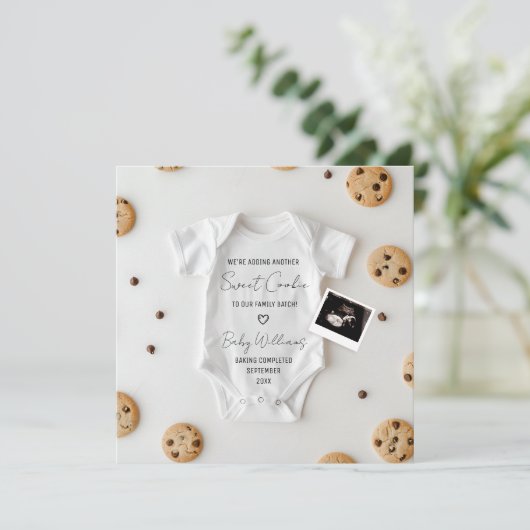 おもしろいCookieの妊娠告知 招待状 (スタンド正面)