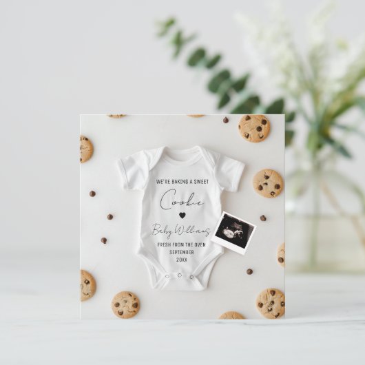 おもしろいCookieの妊娠告知 招待状 (スタンド正面)