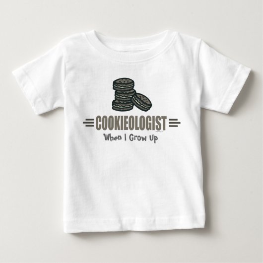 おもしろいCookie ベビーTシャツ (正面)