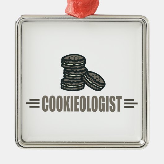 おもしろいCookie メタルオーナメント (正面)