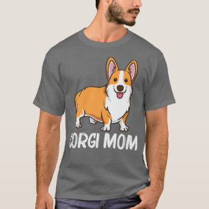 おもしろいCorgi Art For Mom MotherウェルシュコーギーDog Ani Tシャツ