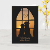 おもしろいCovid19アニバーサリーシェルターアットホームコロナ カード (黄色い花)