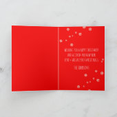 おもしろいCovid Santa Maskクリスマス シーズンカード (内部)