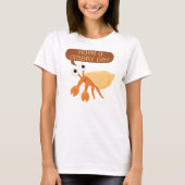 おもしろいCrabby日のギフトを持って下さい Tシャツ (正面)