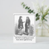 おもしろいCryptocurrencyはがき管理 ポストカード (スタンド正面)