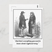 おもしろいCryptocurrencyはがき管理 ポストカード (正面/裏面)