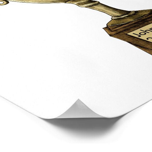 おもしろいCustomizable Champion Award ポスター (角)