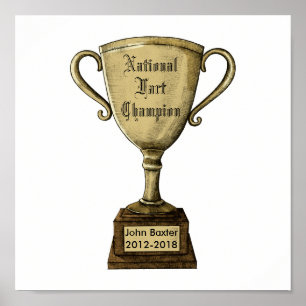 おもしろいCustomizable Champion Award ポスター