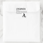おもしろいCycopath名詞デザイン辞書の定義 スクエアシール (バッグ)
