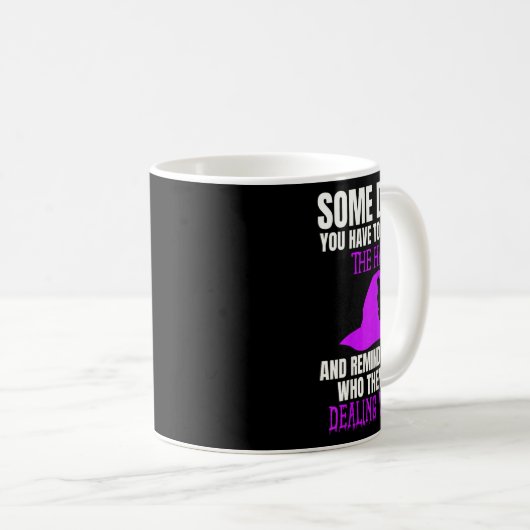 おもしろいD魔女ハロウィーンの衣装ハット引用文 コーヒーマグカップ (正面右)