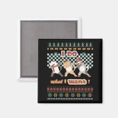 おもしろいDabbing Cat - I Do I What I Want マグネット (正面/裏面)