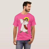 おもしろいDabbing Jesus Christ -誕生日プレゼント Tシャツ (正面フル)