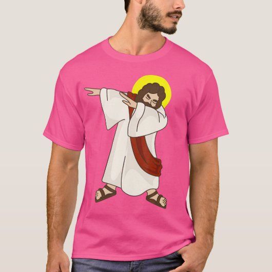 おもしろいDabbing Jesus Christ -誕生日プレゼント Tシャツ (正面)