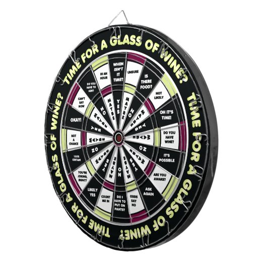 おもしろいDecision Maker - Wine Drinker Edition ダーツボード (正面右)