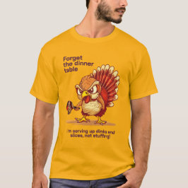 おもしろいDinksgiving喜び：トルコ対ピックボール！ Tシャツ