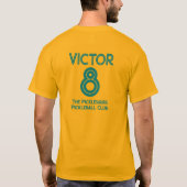 おもしろいDinksgiving喜び：トルコ対ピックボール！ Tシャツ (裏面)