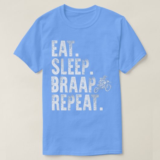 おもしろいDirtbike Art 男性へ Boys Kids Motorcycle Ri Tシャツ (デザイン正面)