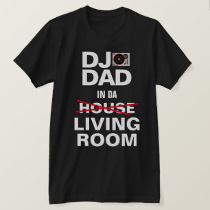 おもしろいDJパパTシャツ Tシャツ
