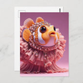 おもしろいDolnFishファッション ポストカード (正面/裏面)