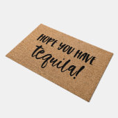 おもしろいDoormatようこそマット希望テキーラ ドアマット (アングル)