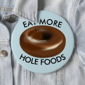 おもしろいDoutボタ食べンのHOLE FOODS 缶バッジ (インサイチュ)