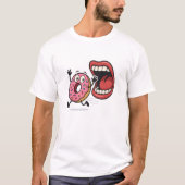おもしろいDout Cartoon走 Mouth from Mouth Tシャツ (正面)