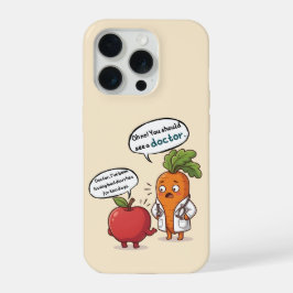おもしろいDr.にんじんと初診の患者 iPhone 15 Proケース