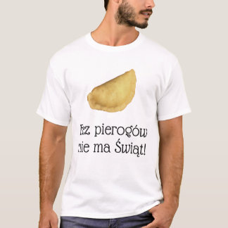 おもしろいDupmpling - Pierogi Polishクリスマス Tシャツ