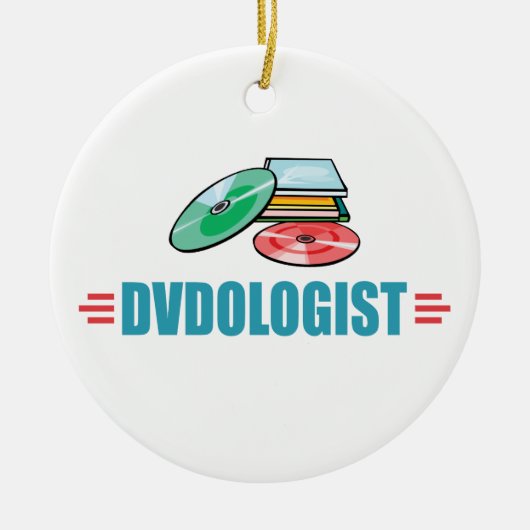 おもしろいDVDムービー セラミックオーナメント (正面)