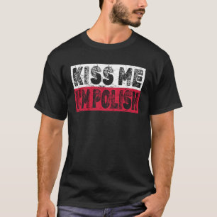 おもしろいDyngus Day Shirt -キス私はポーランドのプルオーバー Tシャツ