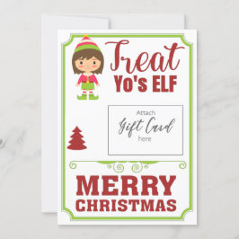 おもしろいELF Christmas Giftバウチャーホルダーの治療