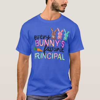 おもしろいEvery Bunny's Principal お気に入りの Happy Easte Tシャツ