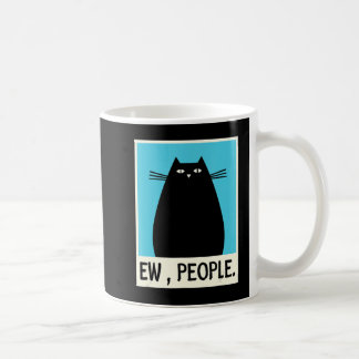 おもしろいEw People cat 日本のかわいいアニメ コーヒーマグカップ