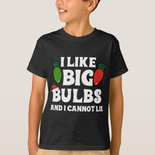おもしろいFにマッチする大きな球根が好き Tシャツ (正面)