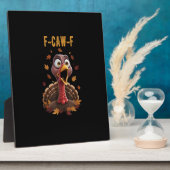 おもしろいF-Caw-Fトルコ鳥F-Caw-Fグラフィック フォトプラーク (側面)