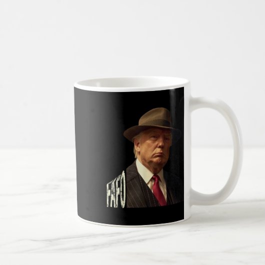 おもしろいFafoトランプ写真_1 コーヒーマグカップ (右)