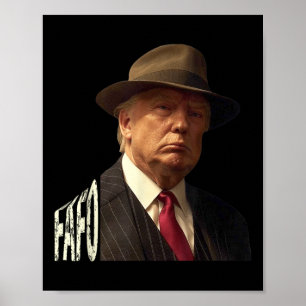おもしろいFafoトランプ写真_1 ポスター