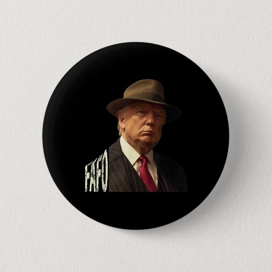 おもしろいFafoトランプ写真_1 缶バッジ (正面)