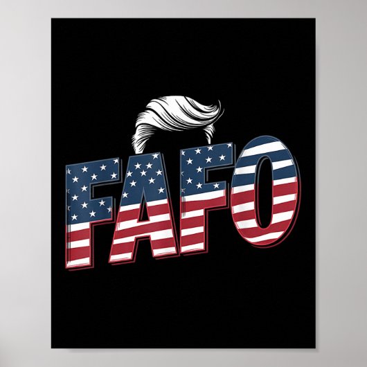 おもしろいFafoトランプ写真_2 ポスター (正面)