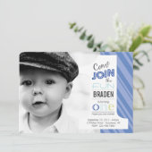 おもしろいFIRST誕生日の招待 招待状 (スタンド正面)