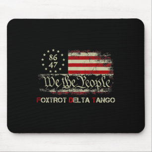 おもしろいFoxtrots Delta Tangos我々人々アメリカ マウスパッド