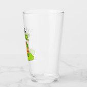 おもしろいFruitcakeボタン タンブラーグラス (左)